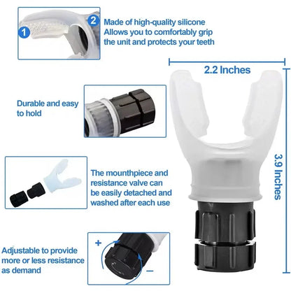 Portable Lung Capacity Breathing Trainer